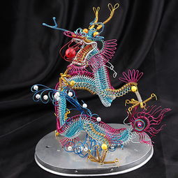 匠心鑄魂·盤(pán)龍戲珠 彩色鐵絲編織藝術(shù)與鎮(zhèn)宅文化的完美融合